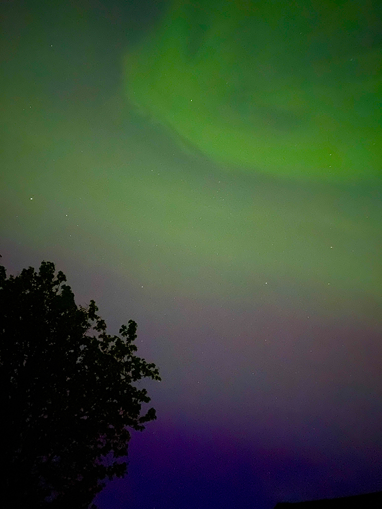 Nordlichter in Dänemark