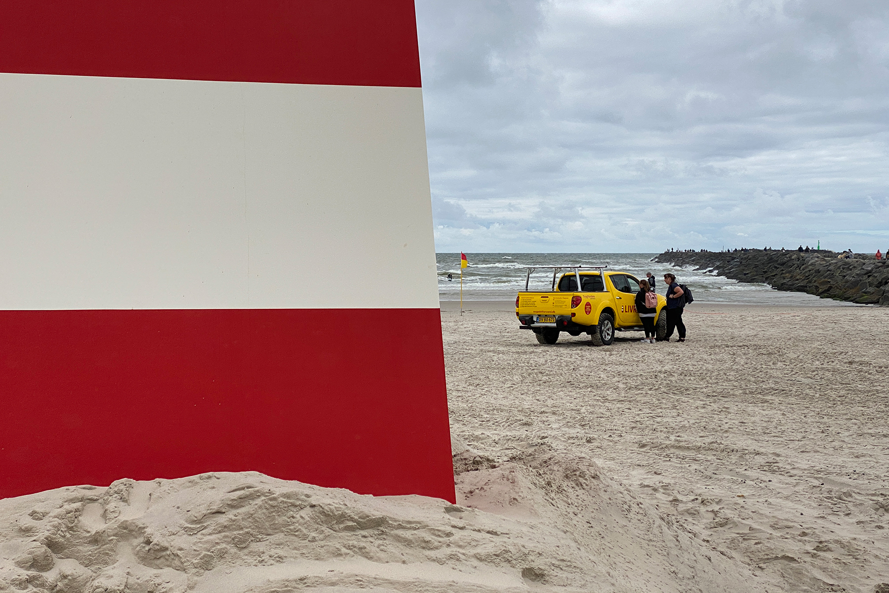 Bewachte Badestrände an der Nordsee
