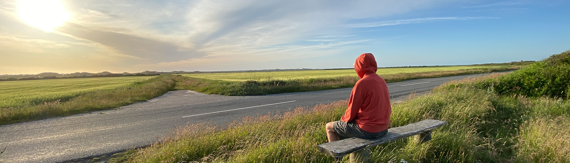 Blick von Lodbjerg Hede auf die Houvig Dünen