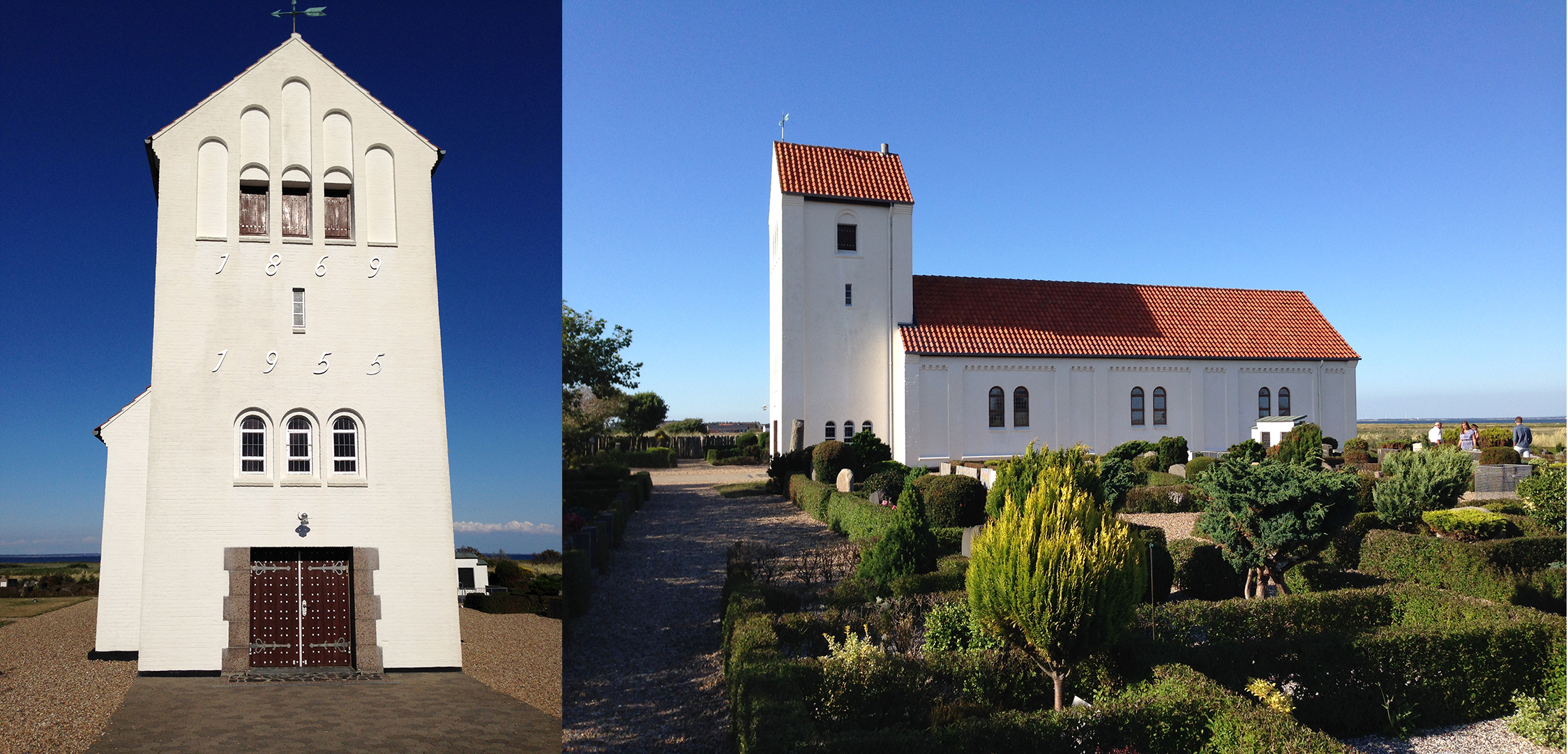 Kirche von Nr Lyngvig am Holmsland Klit